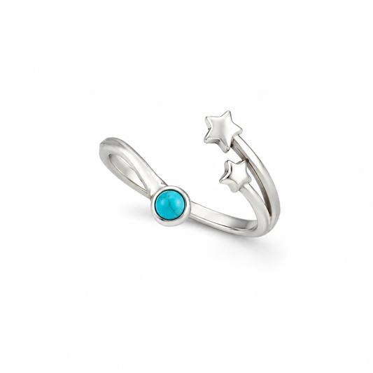 Adjustable silver rings
