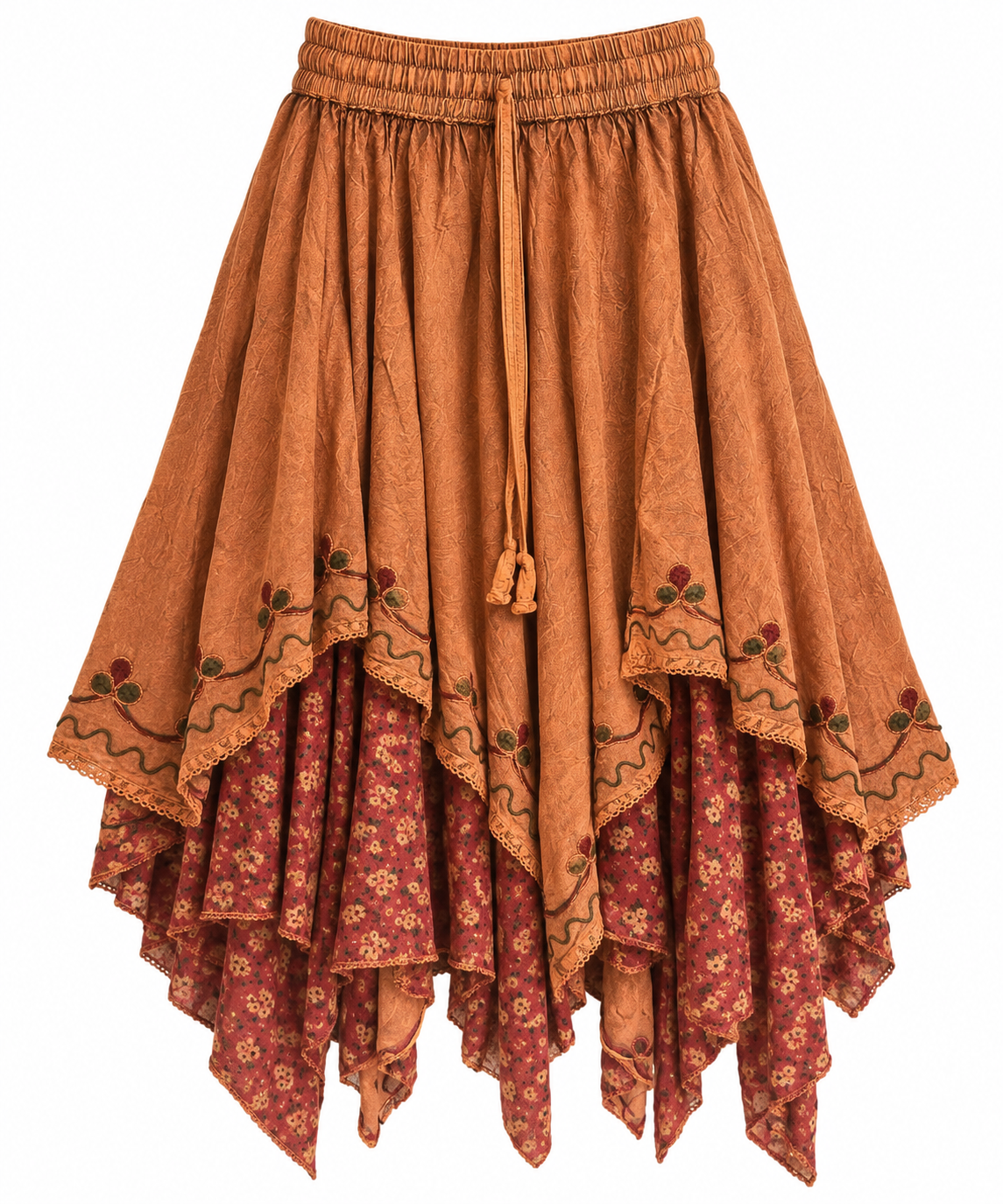 Boho Maxi Skirt(1629)