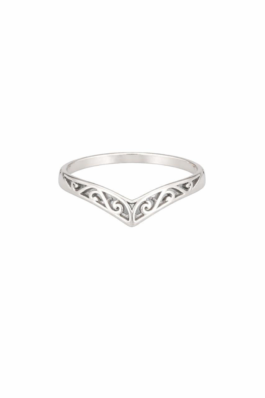 Filigree Celtic Chevron Ring