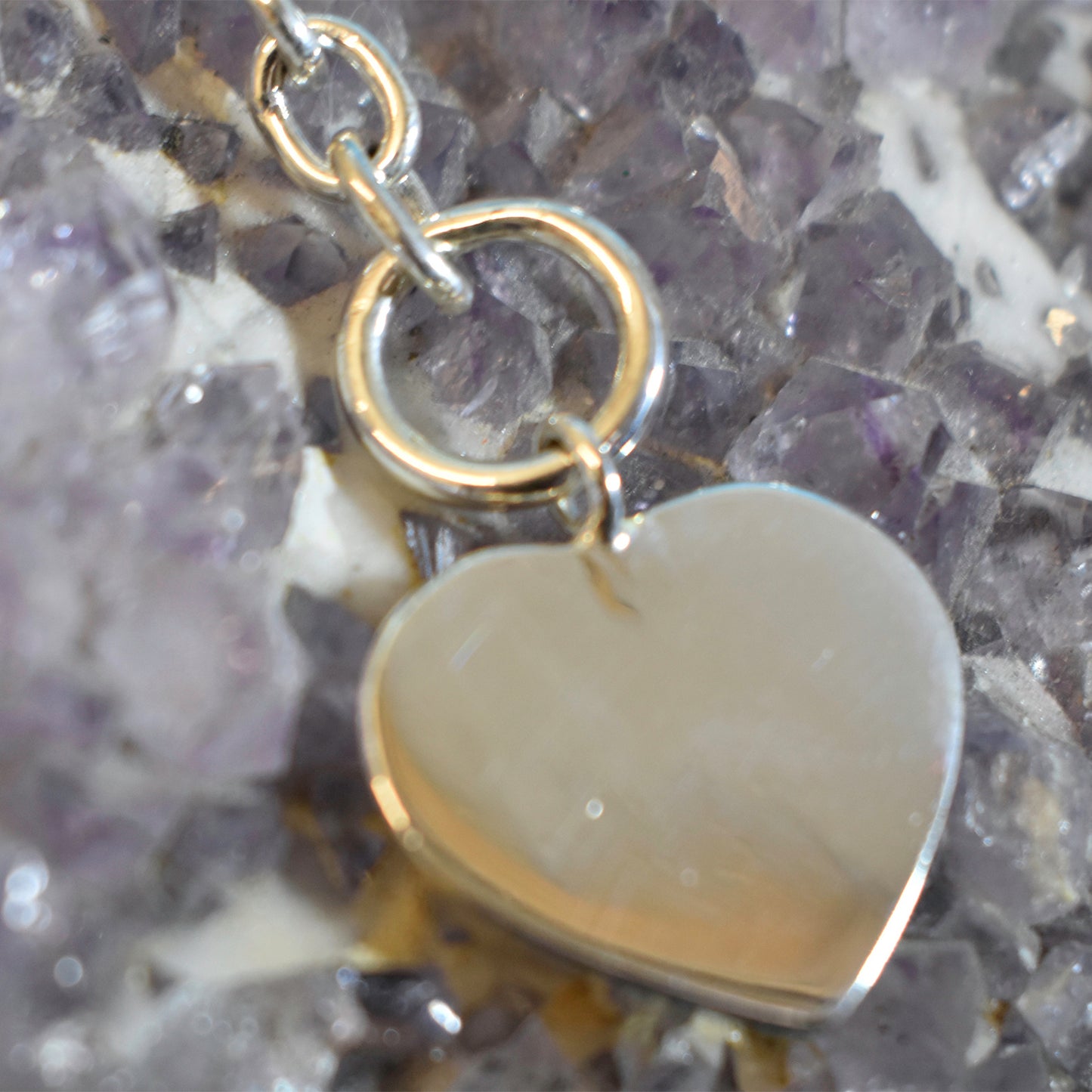 Ganesha Handicrafts, Chain with Heart 925 Sterling Silver Bracelet, 925 Sterling Silver Bracelet, Chain with Heart, Heart Chain, 925 Sterling Silver Bracelet, Trending Bracelet.