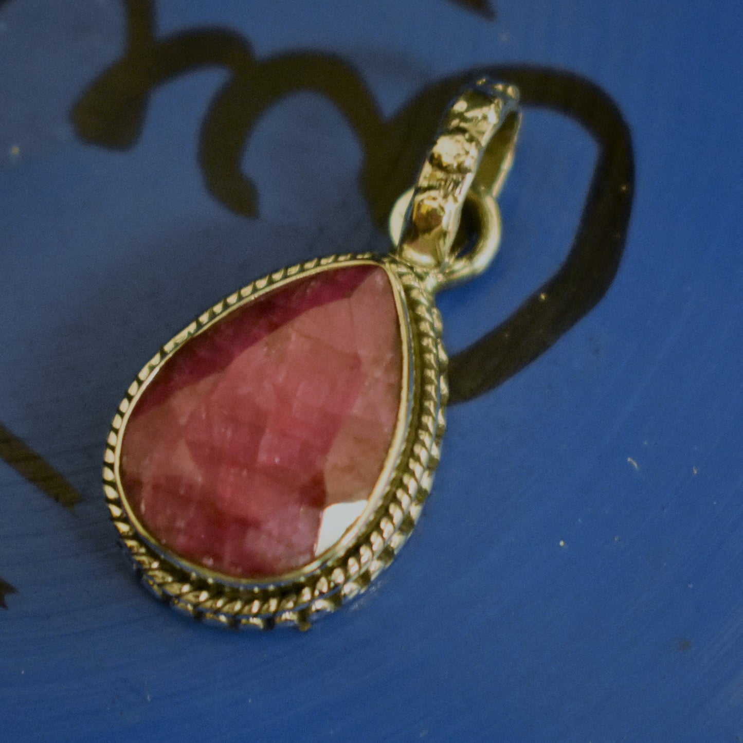 Ganesha Handicrafts, Dainty Ruby Pendant, Ruby Pendant, Womens Trending Pendant, New Model Womens Pendant, Womens Modern Pendant, Stylish Pendant for Women's Collections.