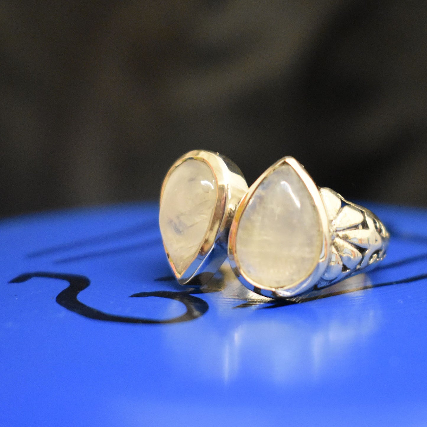 Ganesha Handicrafts, Double Tear Drop, Tear Drop Model Ring, Womens Trending Drop, Womens New Model Drop, Modern Drops.