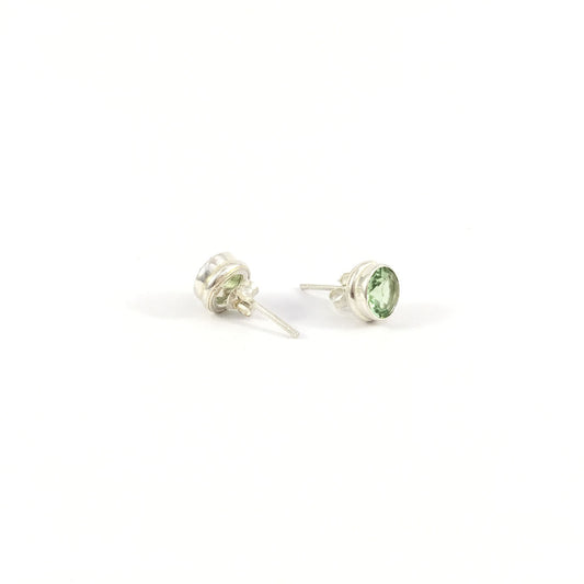 Ganesha Handicrafts Emerald Unisex Stud Earring 925 Sterling Silver, Earring, Sterling Silver Earring, Stud, Unisex Stud, Emerald Stud, Emerald Earring, 925 Sterling Silver Stud