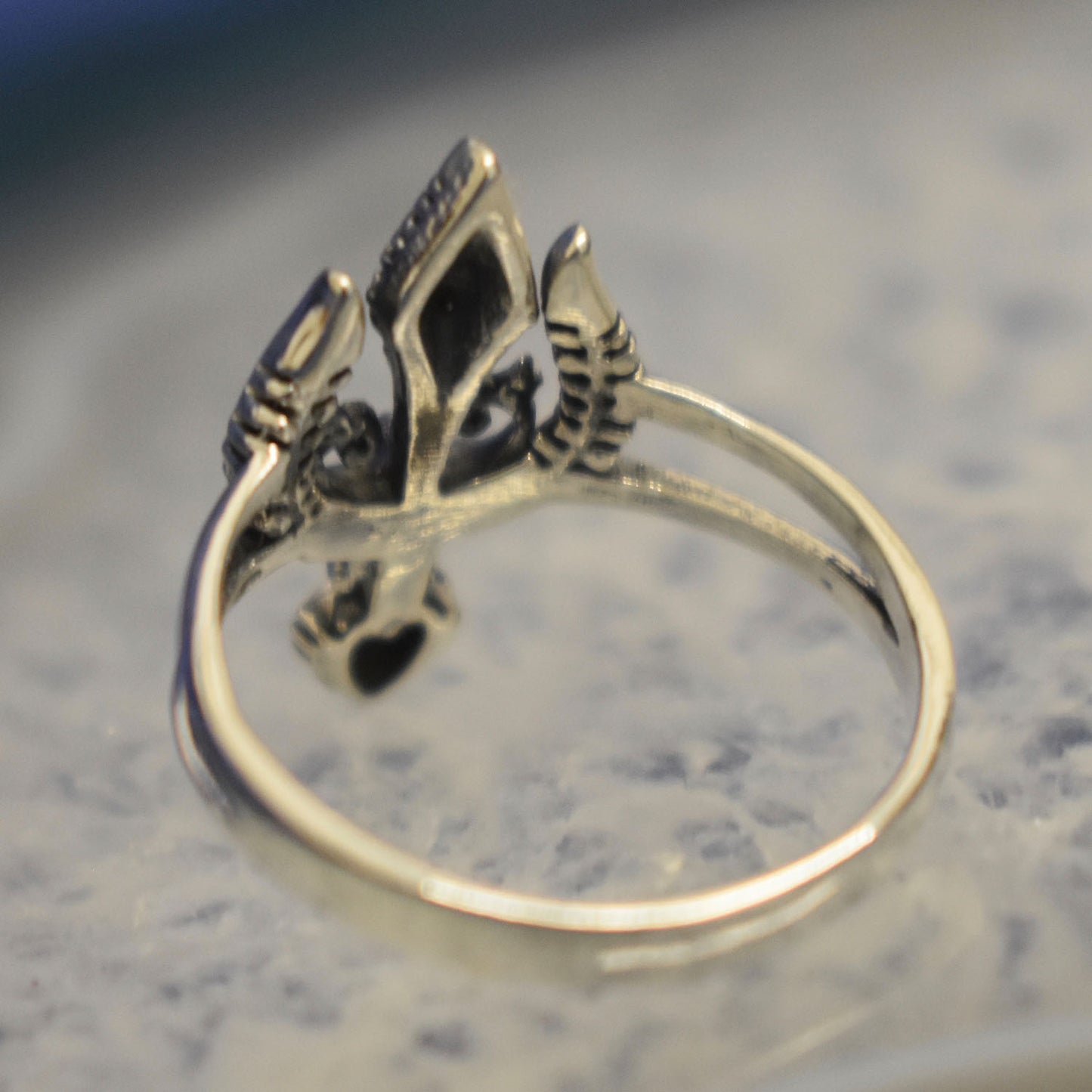 Ganesha Handicrafts, Fleur-de-lis Ring, Ring, Women's New Model Ring, New Modern Womens Ring, Womens Trending Ring, Collection for Womens Fashion Ring.