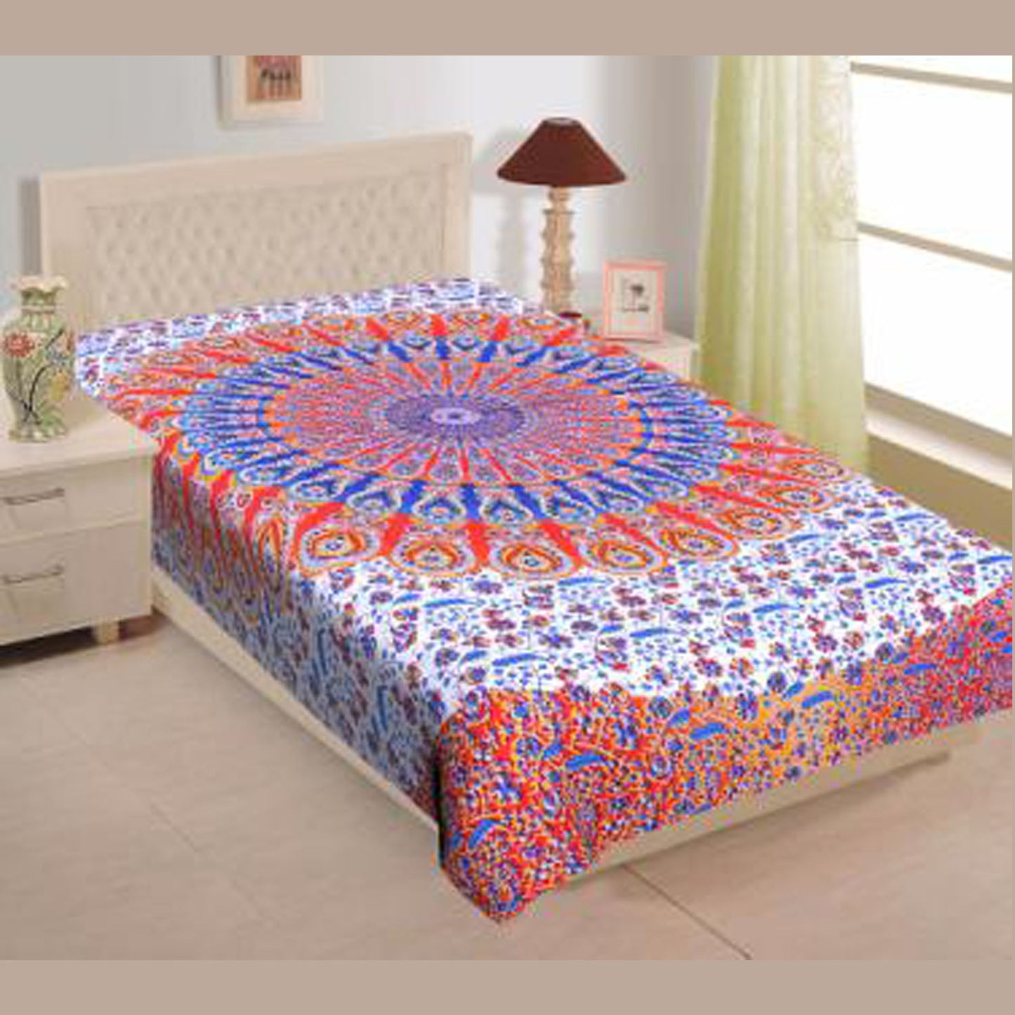 Ganesha-Handicrafts-Mandala-Pink-Tapestry -Art-Decore-Wall-Hanging-Curtain, Ganesha-Handicrafts-Wall-Hanging-Curtain, Mandala-Pink-wall hanging, Mandala-Pink- Tapestry, Mandala-Art-Decor-Tapestry-Wall-Hanging-Curtain