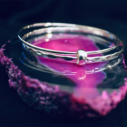 Ganesha Handicrafts, Hammered Double Bangle, Hammered Bangle, Women's Trending Bangle, New Model Women's Bangle, Stylish Womens Bangle Collection.