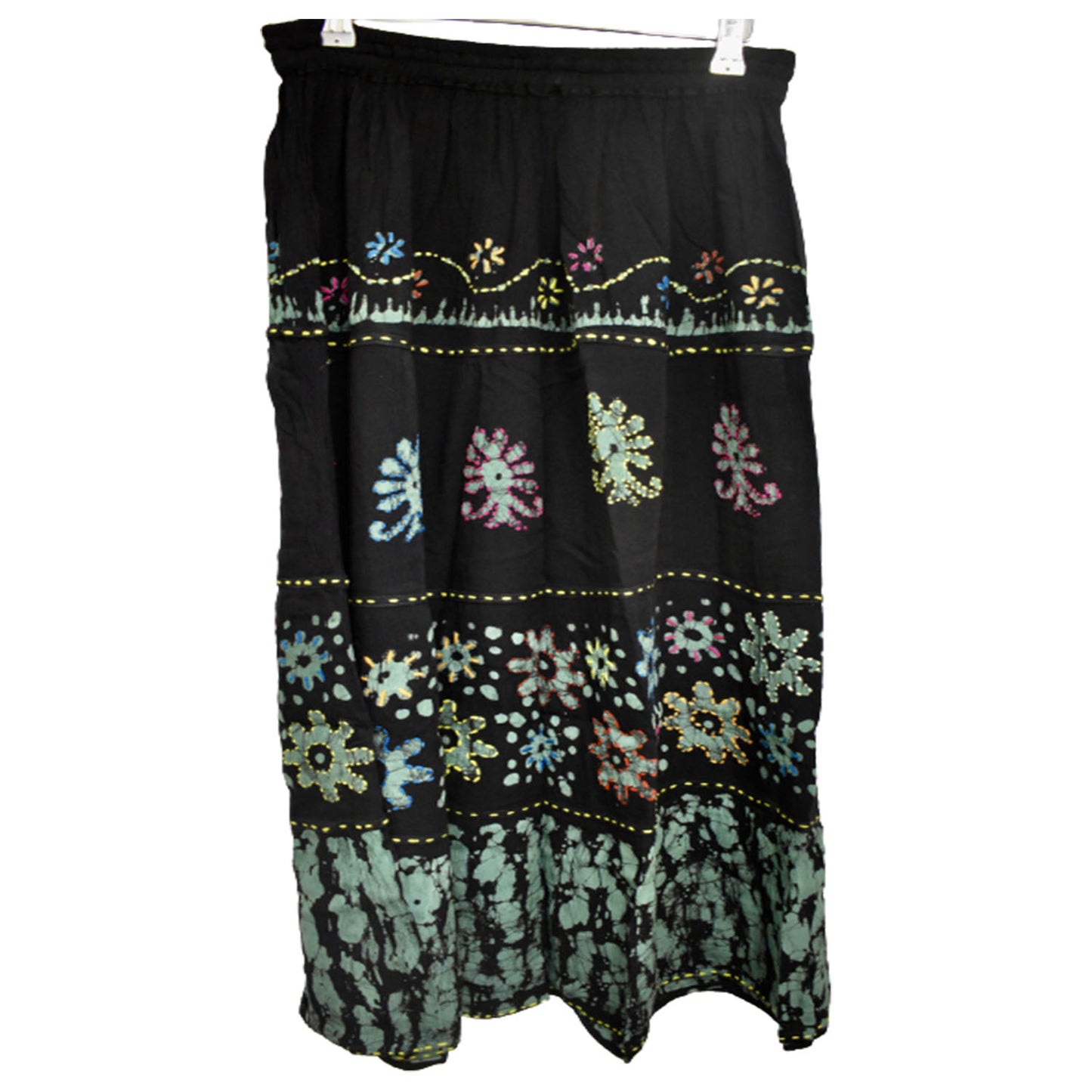Ganesha Handicrats, Long Summer Skirt, Womens-Long Summer Skirt!, Women's fashion Long Skirt, Long Skirt, Summer Skirt, Trending Women's Skirt, Black Colour Long Summer Skirt.