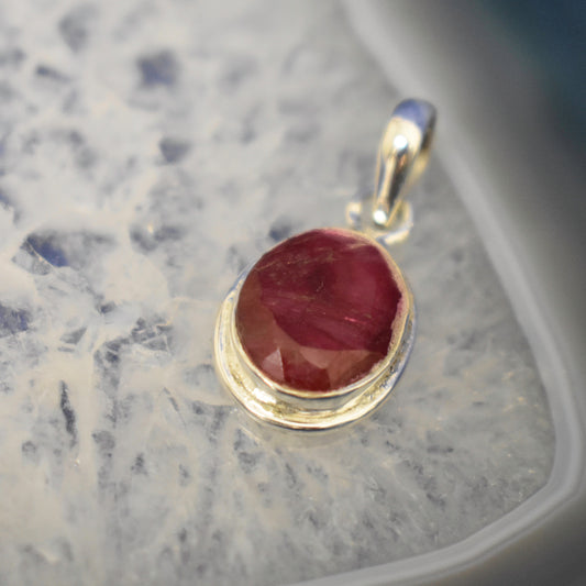 Ganesha Handicrafts, Mini Ruby Pendant, Ruby Pendant, Womens Trending Pendant, New Model Pendant, Women's Modern Pendant, Women's Stylish Pendant.