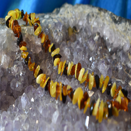 Ganesha Handicrafts, Mixed Amber Teething Necklace, Amber Teething Necklace, Women's Trending Necklace, New Model Women's Necklace, Women's Fashion Necklace, Women's Stylish Necklace.