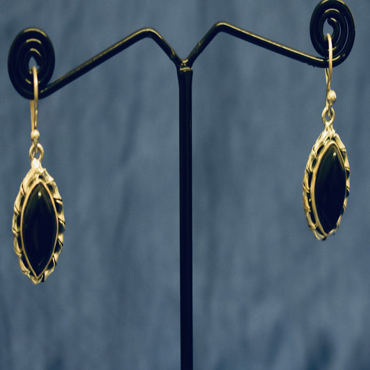 Ganesha Handicrafts, Modern Detailed Onyx Earrings, Modern Onyx Earrings, Onyx Earrings, Womens Trending Earrings, New Model Earrings, Women's Stylish Earring, Traditional Women's Earrings.