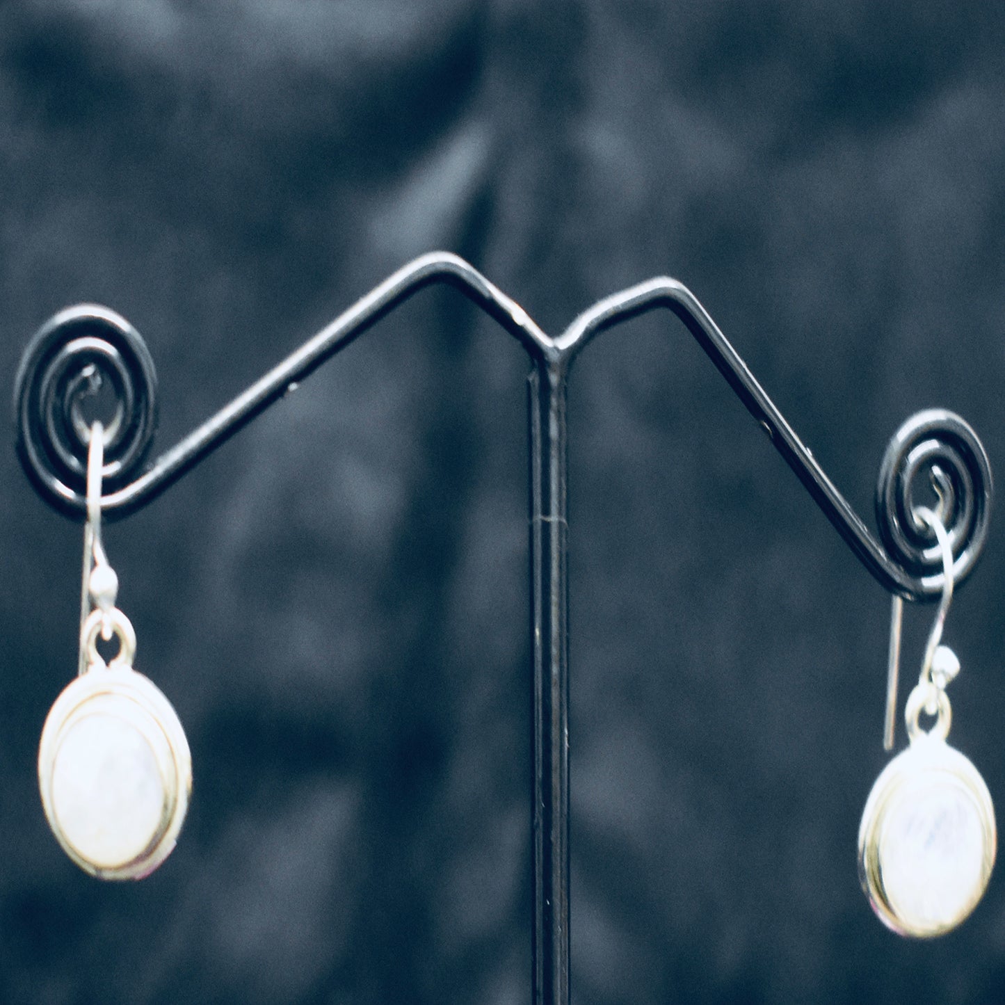 Ganesha Handicrafts, Plain Circle Moonstone Earrings, Moonstone Earrings, Plain Circle Earrings, Womens new Modern Earring, New Trending Earrings, Womens Mode Earrings, Stylish Womens Ring collection.