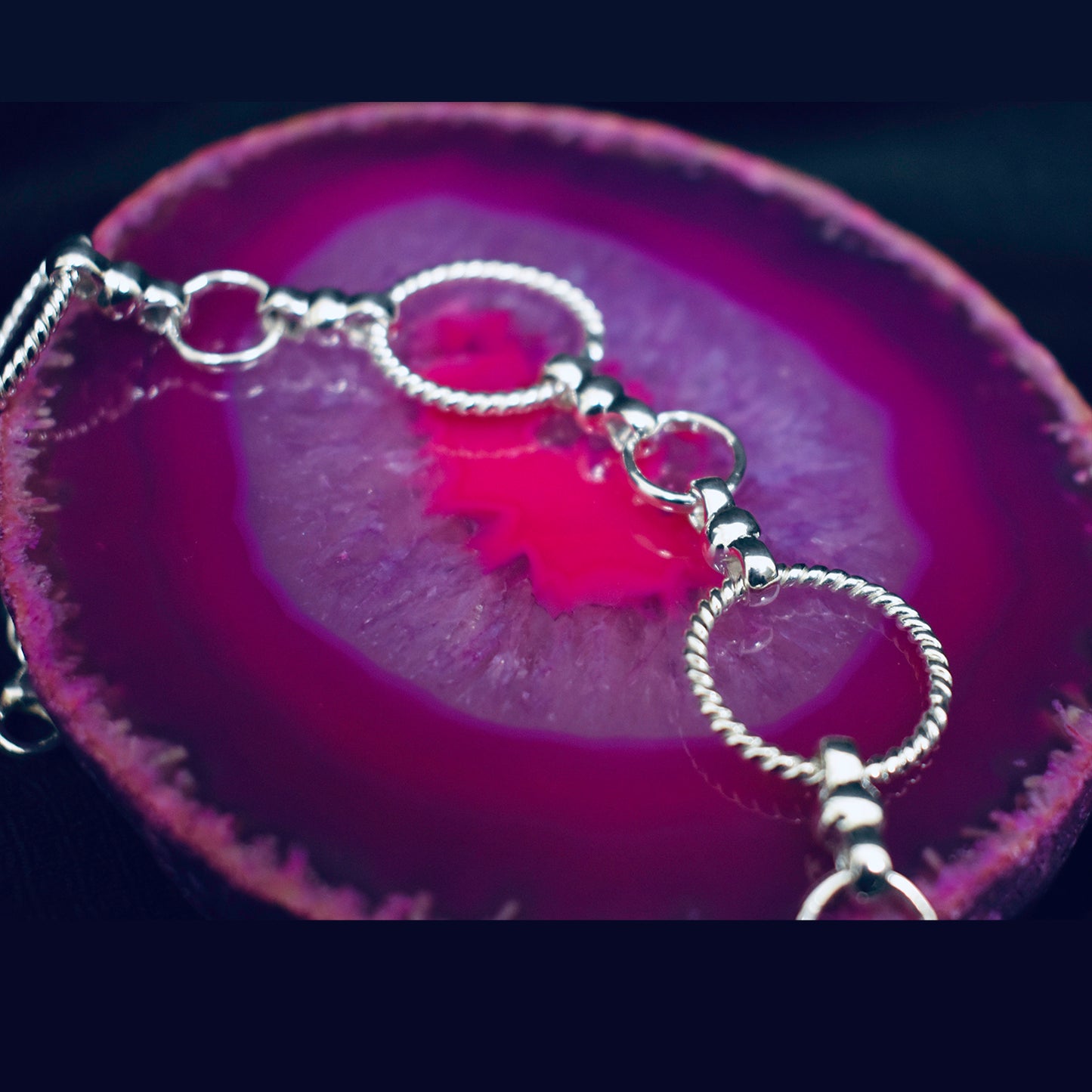 Ganesha Handicrafts, Sterling Silver Hoop Bracelet, Silver Hoop Bracelet, Hoop Bracelet, Women's Bracelet, Womens Trending Bracelet, Modern Bracelet, Bracelet.