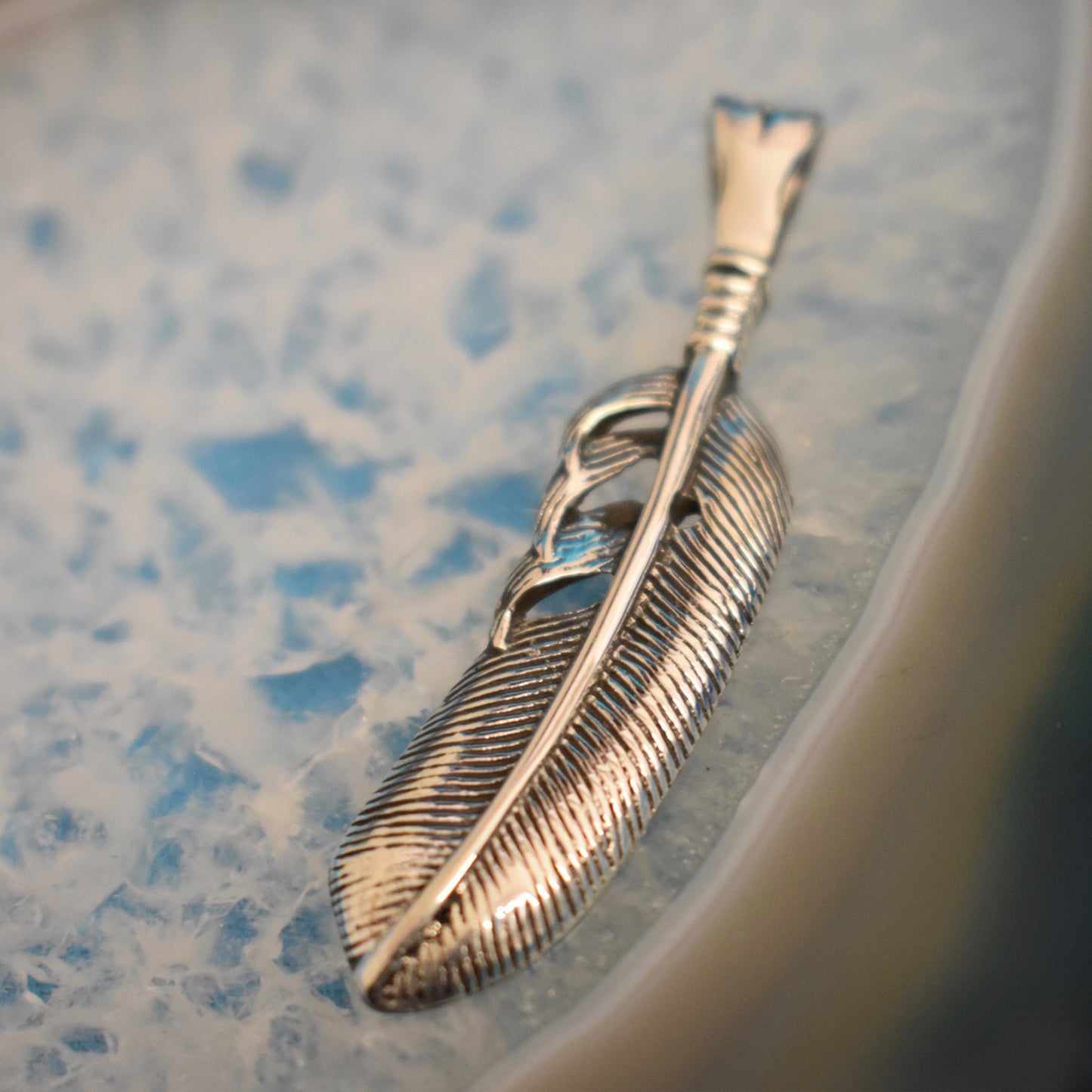 Ganesha Handicrafts, Sterling Silver Leaf Pendant (925), Sterling Silver Pendant, 925-Sterling Pendant, Women's Trending Pendant, Womens New Modern Pendant Collections.