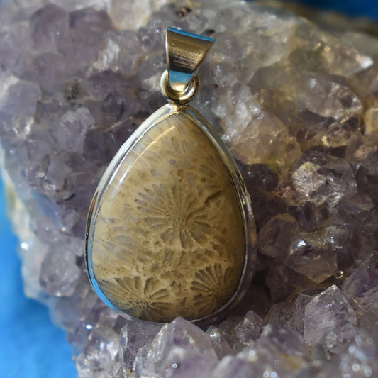 Ganesha Handicrafts, Tear Drop Sea Jasper, Tear Drop Pendant, Womens Trending Pedant, Tear Drop Sea Jasper Pendant, New Model Womens Pendant.