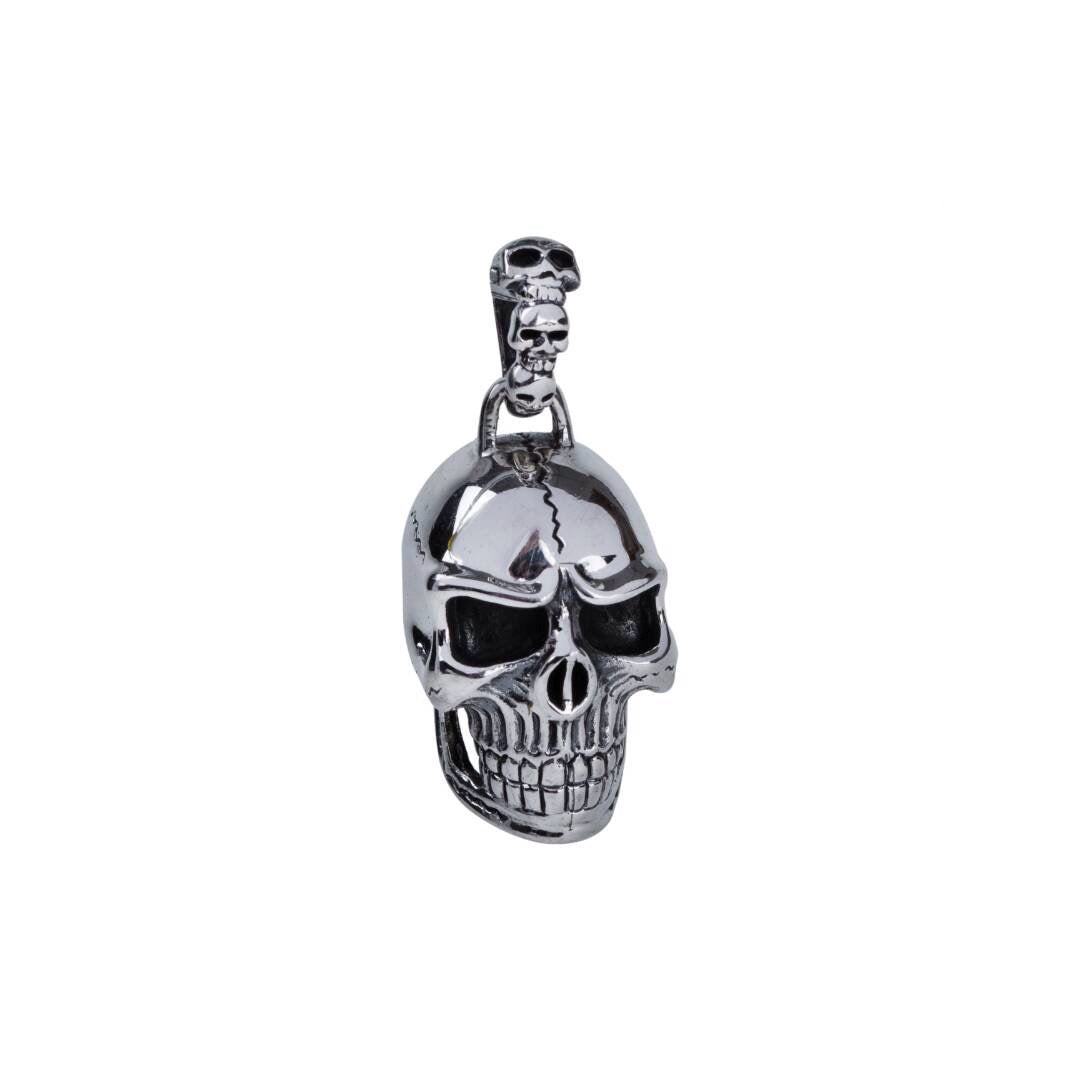 Skull Shape Silver Pendant | 925 Sterling Silver