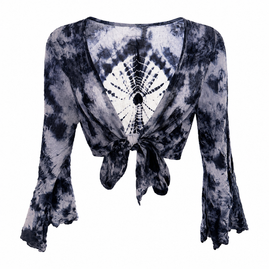 Tie die wrap top