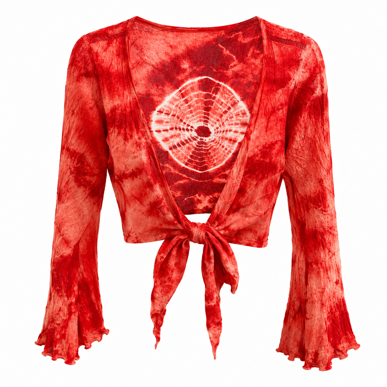 Tie die wrap top