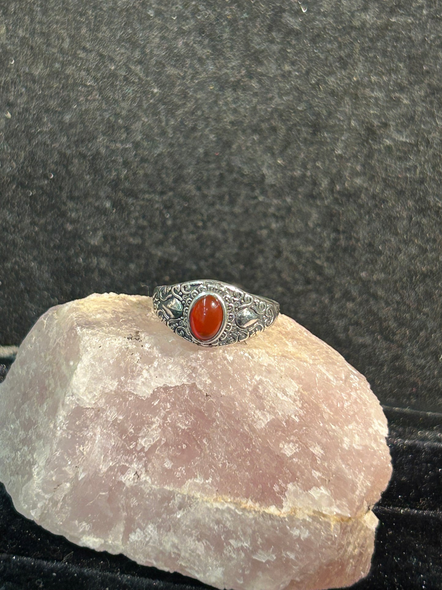 Silver plated ring
