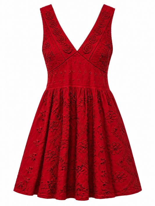 Velvet Bloom Dress (1624)