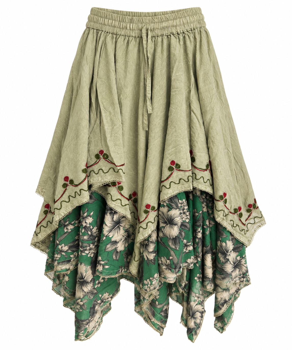 Boho Maxi Skirt(1629)