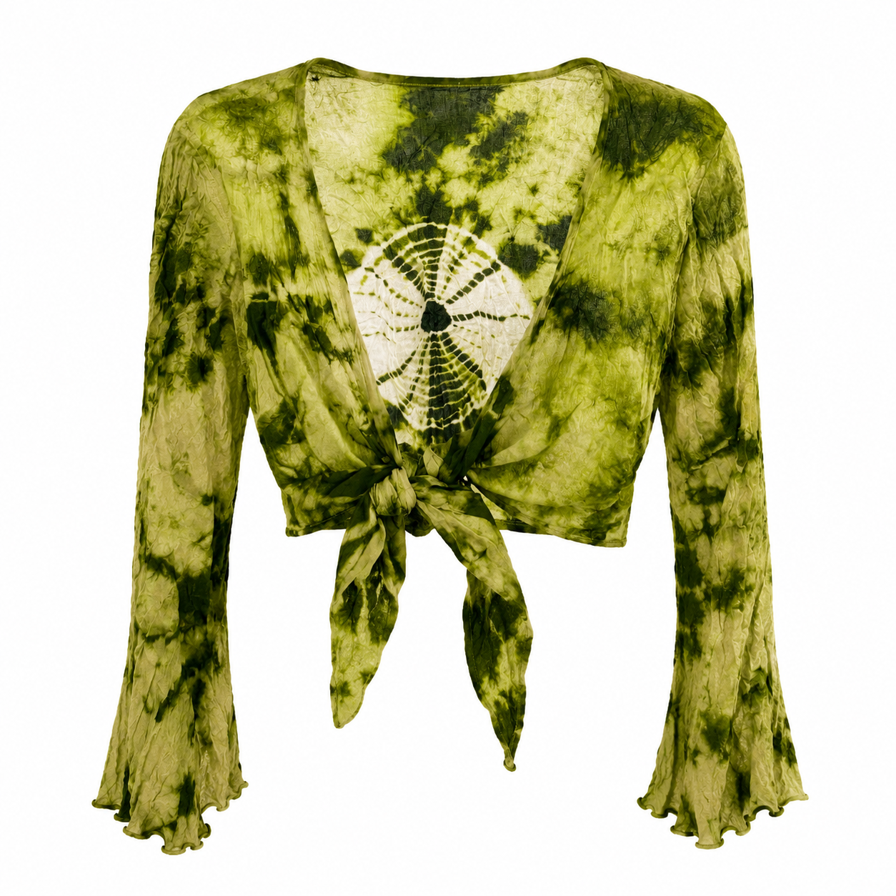 Tie die wrap top