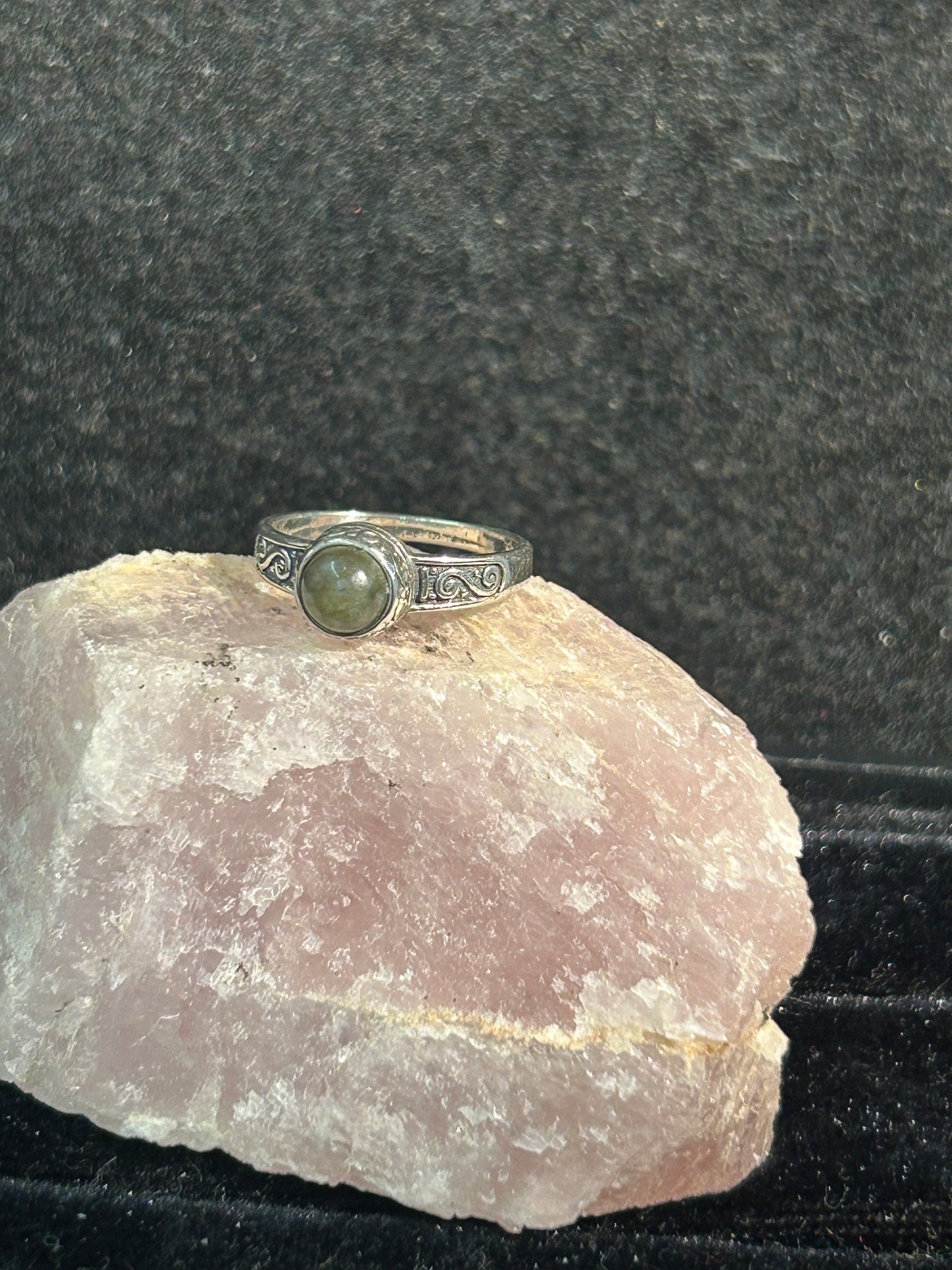 Silver plated ring
