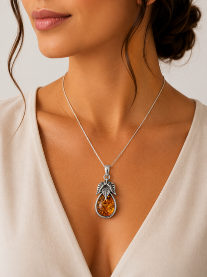 Amber pendants
