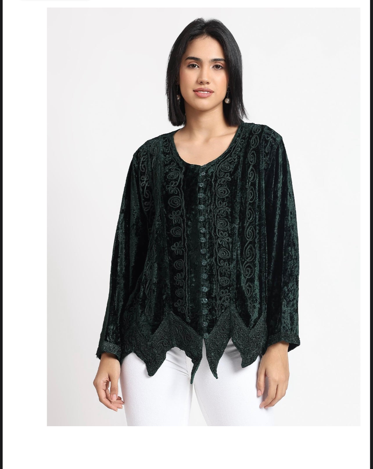 RAYON VELVET TOP