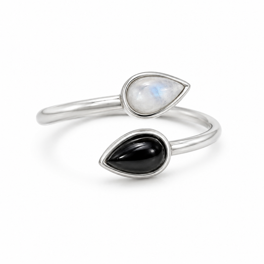 Silver adjustable rings