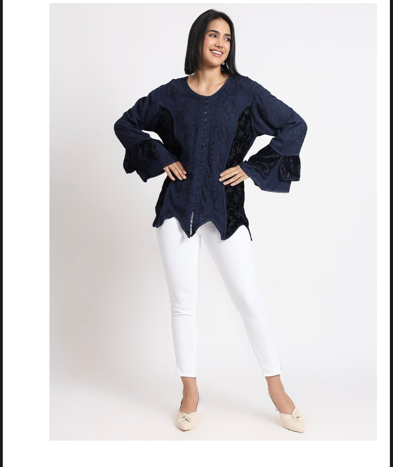 RAYON VELVET TOP