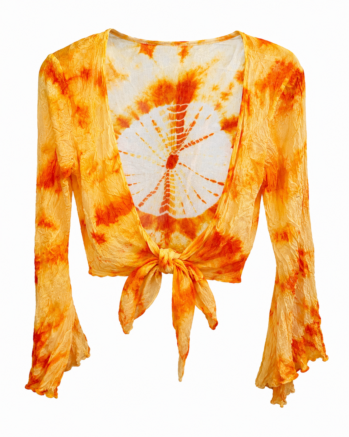 Tie die wrap top