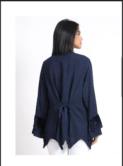 RAYON VELVET TOP