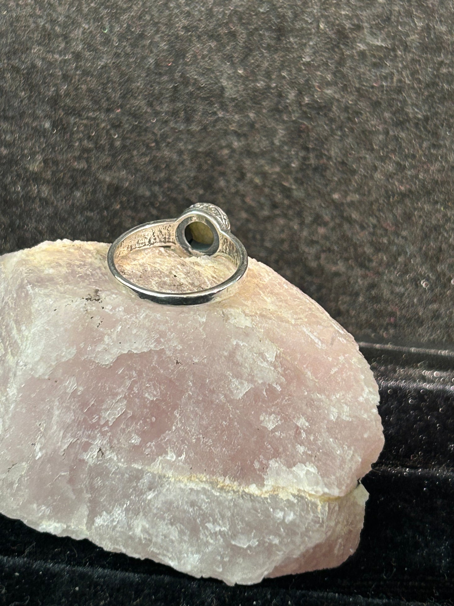 Silver plated ring