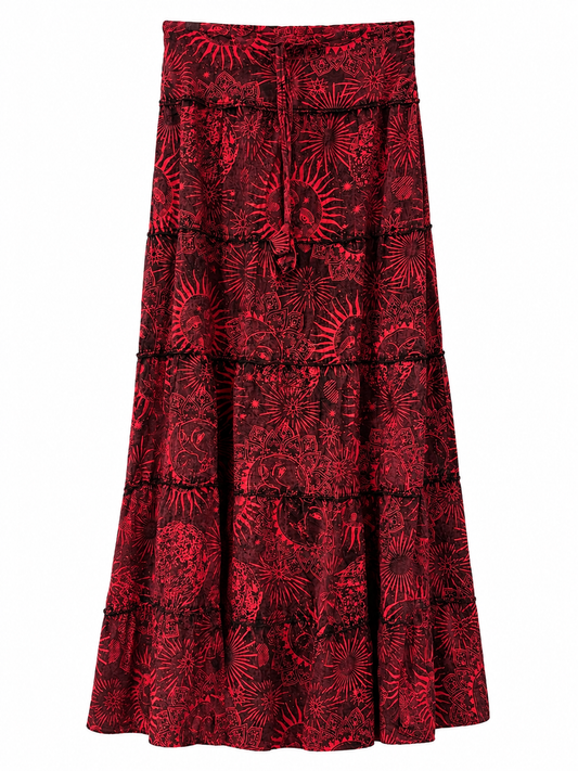 Sun & Moon Mandala skirt
