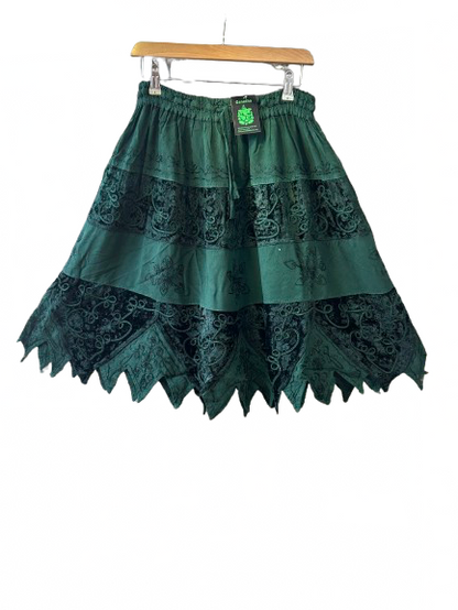 Mini Velvet Skirt