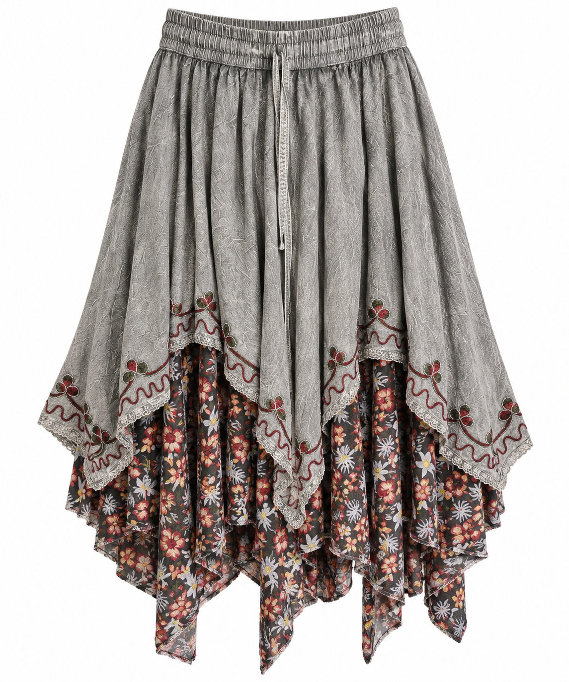 Boho Maxi Skirt(1629)