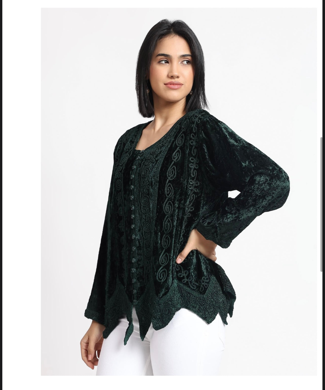 RAYON VELVET TOP