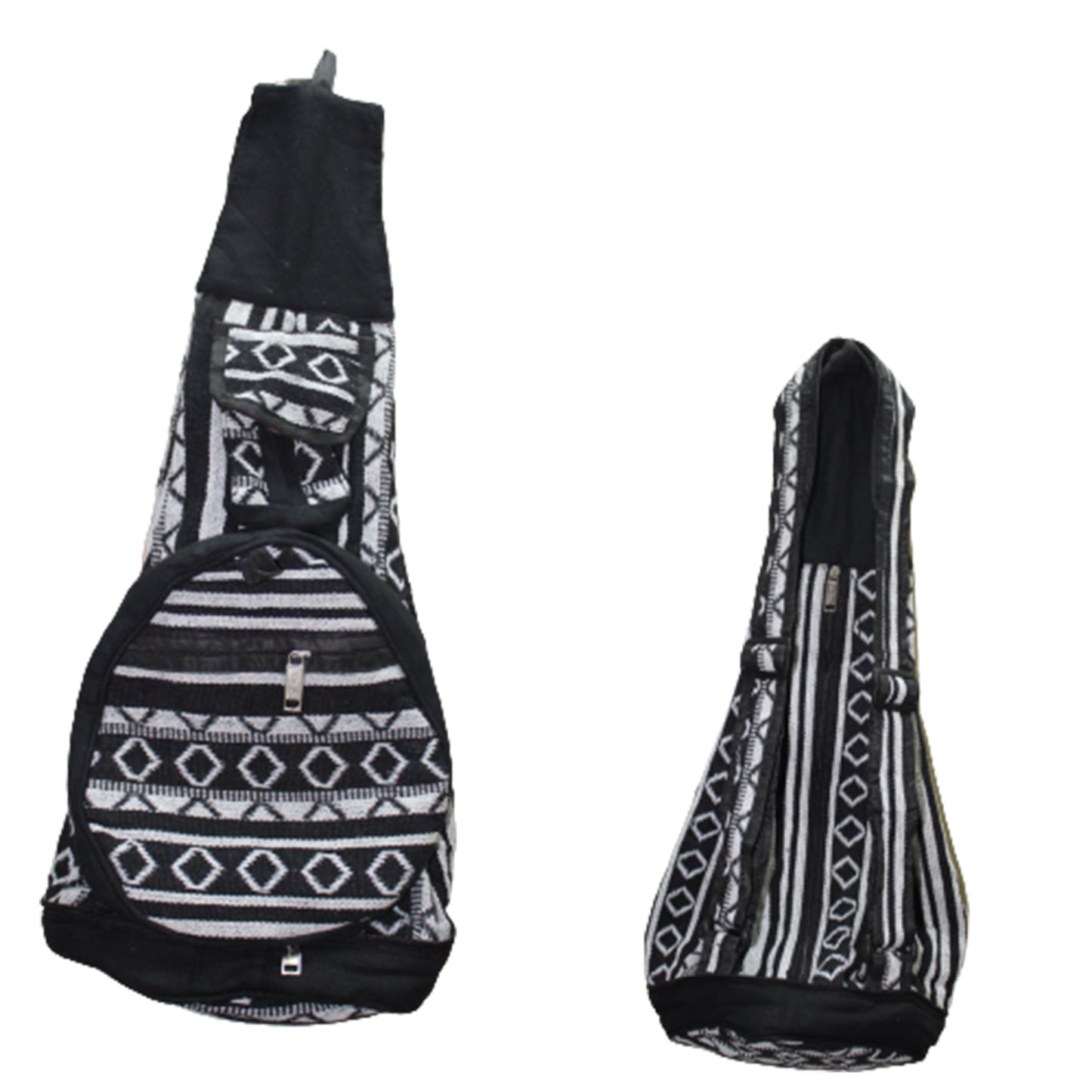 Ganesha Handicrafts Foldable Canvas Rucksack bag , Folding bag , Trending bag , Canvas bag , Multicolour bag , Modern bag Spaceful bag