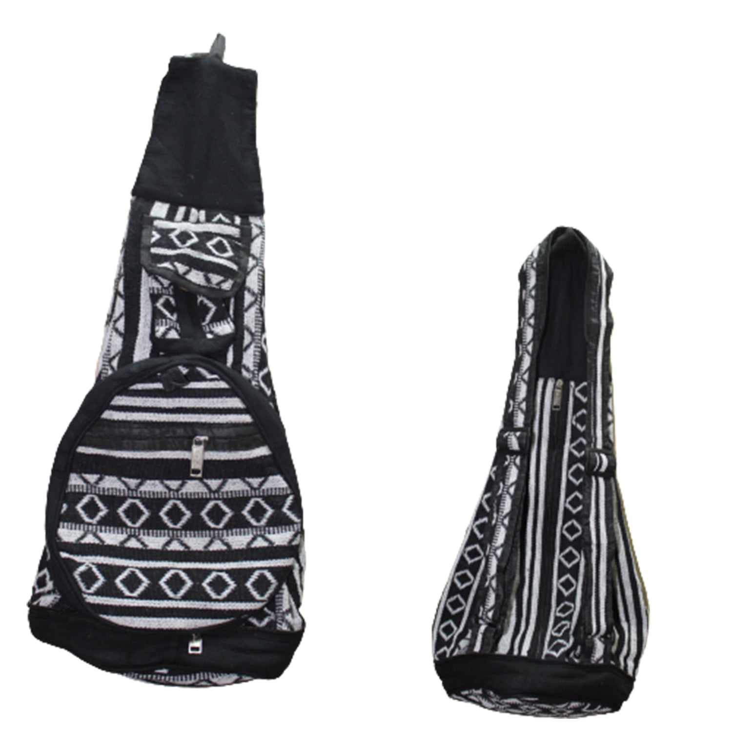 Ganesha Handicrafts Foldable Canvas Rucksack bag , Folding bag , Trending bag , Canvas bag , Multicolour bag , Modern bag Spaceful bag