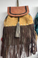 Handmade Leather Fringe Backpack