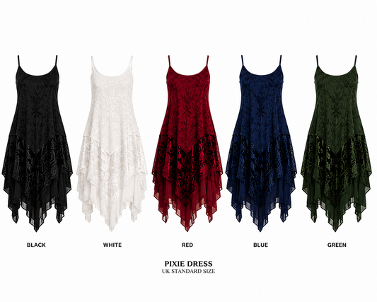 Velvet pixie dress