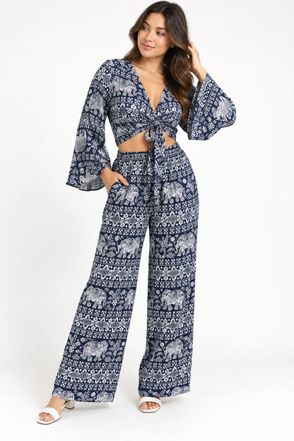 Printed Boho Co-Ord Set 🌿