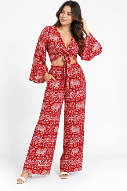 Printed Boho Co-Ord Set 🌿