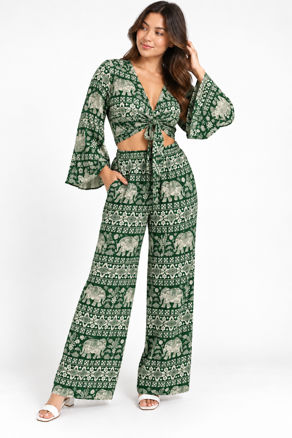Printed Boho Co-Ord Set 🌿