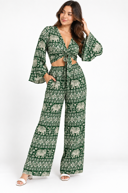 Printed Boho Co-Ord Set 🌿