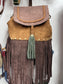 Handmade Leather Fringe Backpack