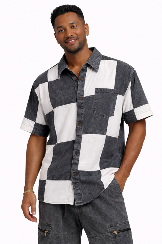 Black and white shirt