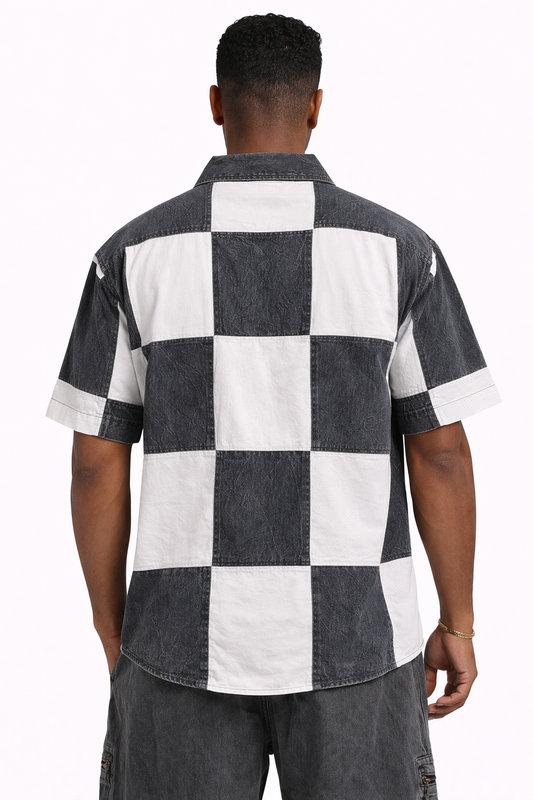Black and white shirt