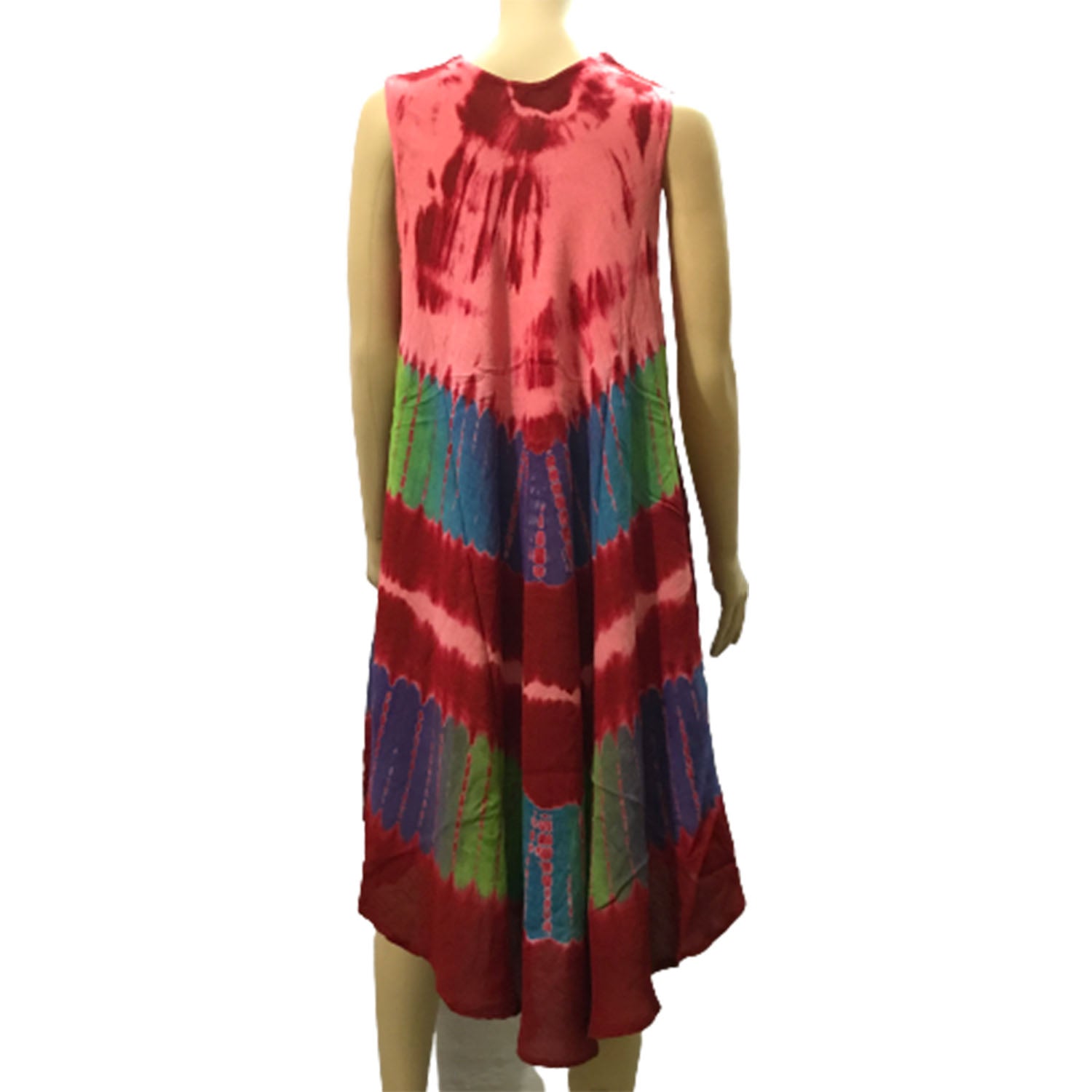 Ganesha Handicrafts Multicoloured Cut Sleeve Flower Print Embroidered Dress, Embroidered Dress, Sleeve Flower Print Dress, Multicoloured Dress, Cut Sleeve, Flower Print Dress, Multicoloured Sleeve