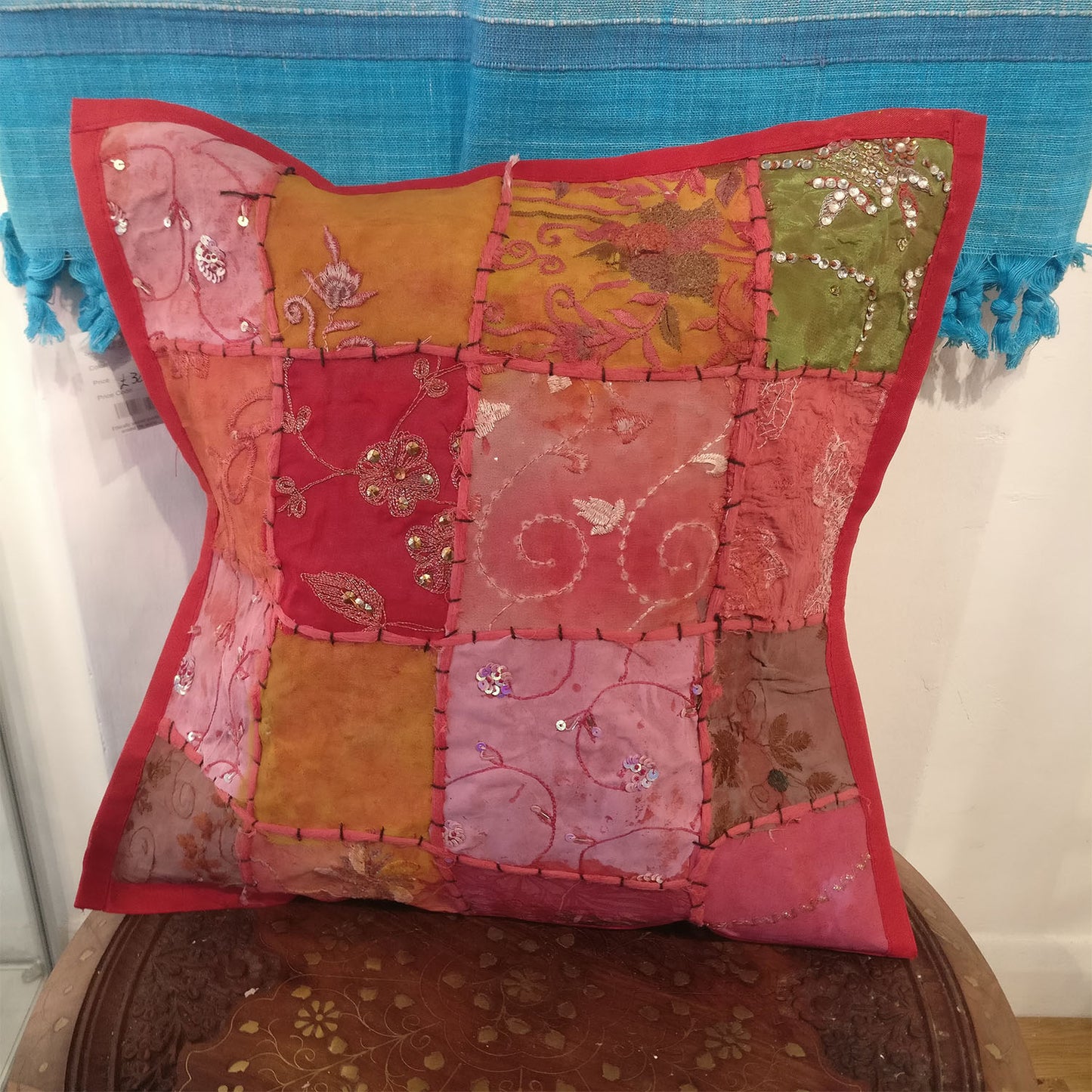 Ganesha Handicrafts Patchwork Material Indian Style Cushion Covers, Cushion Covers, Indian Style Cushion Covers, Patchwork material Cushion Covers, Material Indian Cushion Covers, Modern Cushion Covers